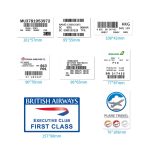 Stickers voyage cartes d'embarquement