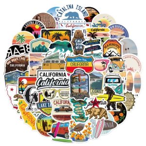 autocollants valise Californie