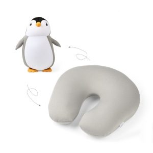 coussin de voyage pingouin