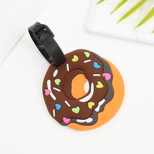 étiquette de bagage donut
