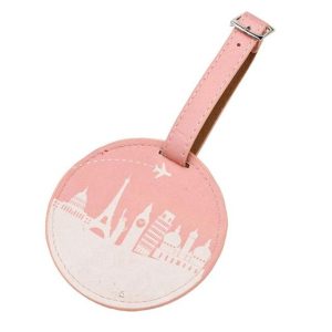 Étiquette Bagage Pink Travel chic et pratique