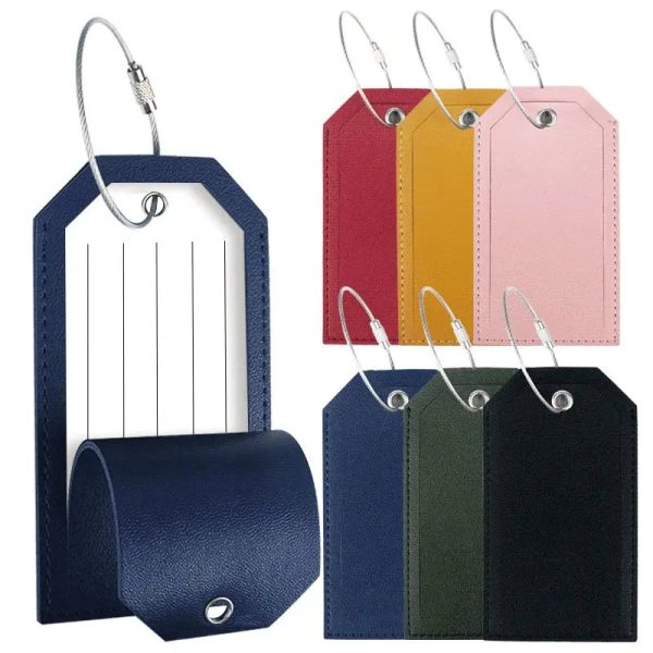 étiquette de voyage valise colorée