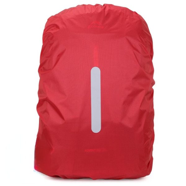 housse de pluie sac à dos rouge réfléchissante