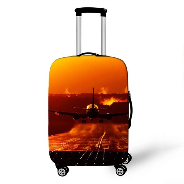 housse de valise atterrissage avec avion