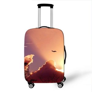 housse de valise avion ciel
