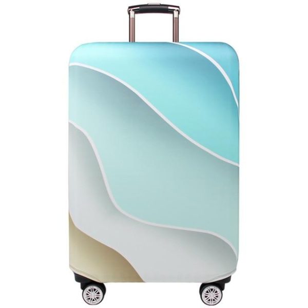 housse valise bleu ciel fantaisie