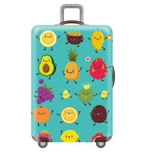 housse de valise motif fruits amusants