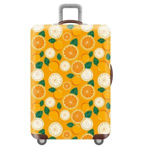 housse de valise avec motif d'oranges
