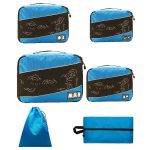 lot de 6 pochettes de voyage