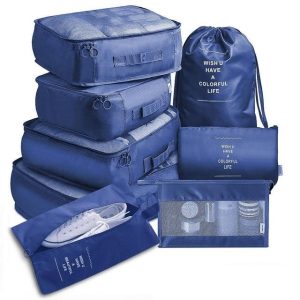 Organisateurs de Valise Colorful Life Bleu Marine