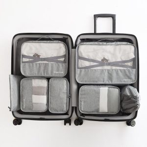 Organisateurs de valise Dream Travel set gris