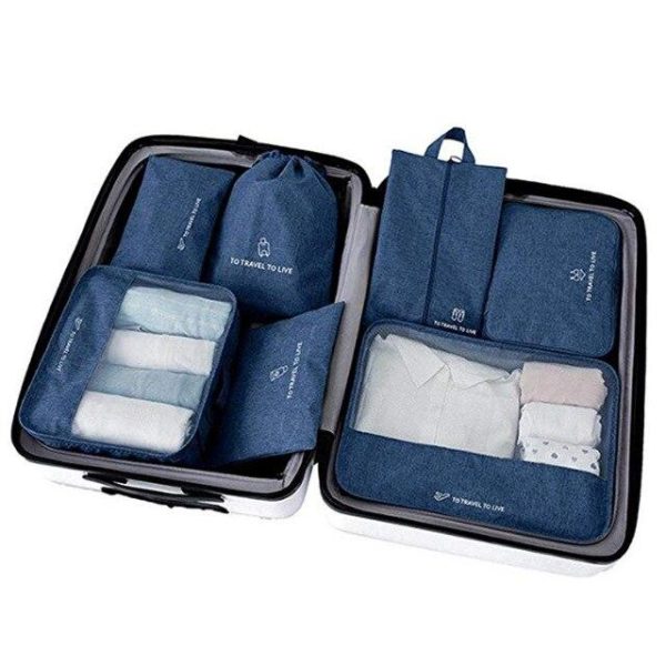 Organisateurs de Valise To Travel To Live Bleu Marine