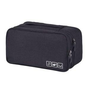 pochette sous-vêtements voyage TravelBasics noire