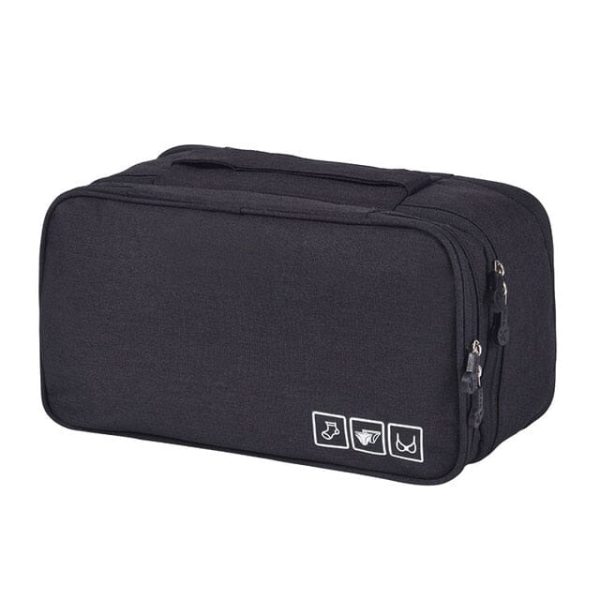 pochette sous-vêtements voyage TravelBasics noire