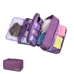Pochette Sous-Vêtements de Voyage TravelBasics violet