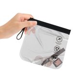 lot de pochettes transparentes avion