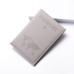 étui passeport design mappemonde