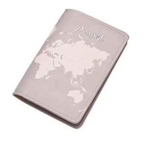 protège passeport world map
