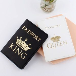 Protège-Passeport Couple King & Queen