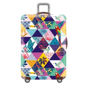 protège valise tropical élégant