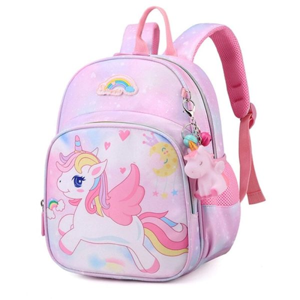 Sac à Dos Licorne Kawaii rose