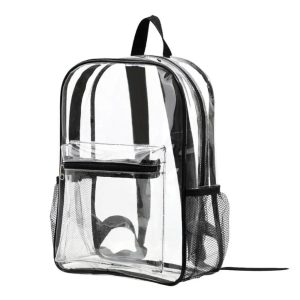 sac à dos transparent en plastique