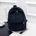 sac à dos design en velours