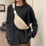 sac de taille élégant en velours