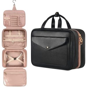 Sac Cosmétique de Voyage Femme Noir