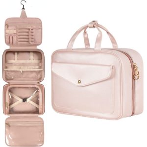 sac cosmétique de voyage femme rose