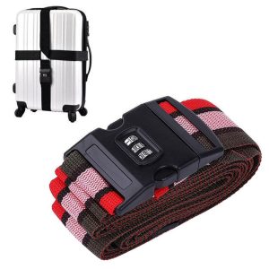 Sangle pour valise avec code 3 chiffres tricolore