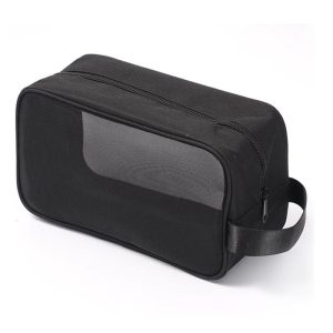 trousse de toilette maille noire