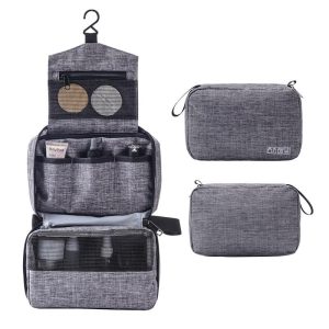 Trousse de Toilette de Voyage TravelBasics Grise